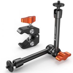 K&F Concept Bras Magique Articulé et Pince Super Clamp Magic Arm 9.8 Pouce Réglable Pliable pour Moniteur Caméra Lumière Microphone Accessoire (K&F Concept-FR, neuf)