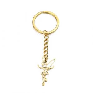 EUEAVAN Porte-clés Fée Clochette Princesse Wendy Ange Tendance Danseuse Ballet Bijoux Citation Conte de fées Femme, Princesse Wendy Gold, Medium (EUEAVAN, neuf)
