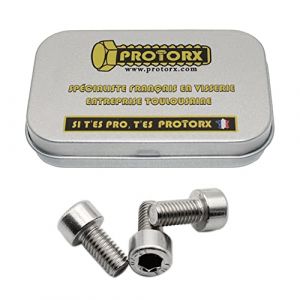 Vis Btr M5 x 10mm : Boîte 10 Pcs Inox pour Rondelle Écrous | 6 Pans Creux Tête Cylindrique Acier A2 | CHC Tête Ronde Métal Anti-Rouille - DIN 912 | Boîte Rangement PROTORX (Kleoxs, neuf)