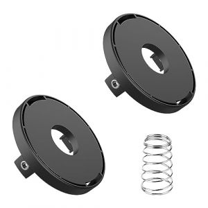 XIJIANG Lot de 2 couvercles de bobine, avec ressort de coupe-bordure, compatibles avec les coupe-bordures sans fil Einhell Power X-Change, Einhell GE-CT 36/30, Einhell GE-cm 36/43, Einhell GE-cm 43 Li (XIJIANG STORE, neuf)