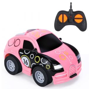 Thedttoy Voiture t&eacute;l&eacute;command&eacute;e, jouet pour gar&ccedil;on de 2 &agrave; 3 ans, 2,4 GHz, mini voiture de course, avec t&eacute;l&eacute;commande, cadeau d'anniversaire pour gar&ccedil;on et fille de 2, 3, 4, 5, 6 ans et plus (Thedttoy, neuf)