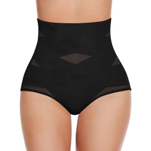 Kiiwah Culotte Gainante Femme Ventre Plat Taille Haute Gaine Amincissante Invisible Panty Gaine Ventre Plat Culottes Sculptantes sans Couture Shapewear Body Shaper (Mekii, neuf)