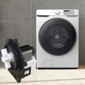 Moliuoly BPX2-2L 5859EN1004J Moteur de pompe de vidange compatible avec les machines &agrave; laver LG (BloomBotanicals, neuf)