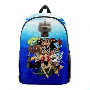 WANHONGYUE One Piece Anime Backpack Sac à Dos Sacs portés Dos Sac d'école pour Garçon et Fille / 14 (WANHONGYUE, neuf)