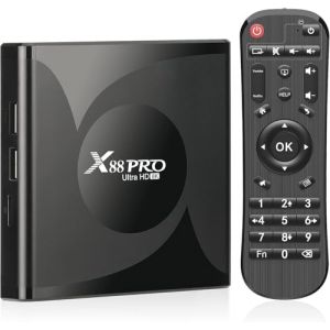 Android 13.0 TV Box, Box TV 4GB RAM 32GB ROM RK3528 Quad-Core 64bit Cortex-A53 Support 2.4/5.0GHz WiFi6 BT5.0 HD 8K 10/100M Ethernet HDMI 2.0 Android TV Box (WXRY, neuf)