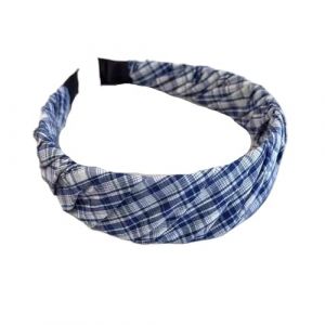 Lot de 3 bandeaux en tissu denim avec imprim&eacute; nou&eacute; pour femmes et filles, pour faire du shopping, lavage du visage, bandeau simple en denim (marron) (WANGJZNB, neuf)