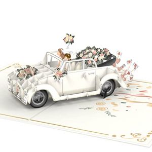 papercrush&reg; Carte pop-up pour mariage femme et femme - Carte de mariage 3D pour couple lesbien, &eacute;l&eacute;gante carte de v&oelig;ux pour mariage de 2 femmes, cadeau de mariage ou cadeau en argent (papercrush, neuf)