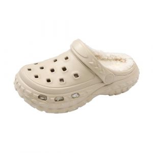 Meidiastra Sabots Enfant Hiver Sabots Gar&ccedil;ons Filles Fourrure Doubl&eacute;e Pantoufles Chaud Antid&eacute;rapant Chaussures de Jardin Chaud Slippers Mules Int&eacute;rieur et Ext&eacute;rieur (Meidiastra, neuf)