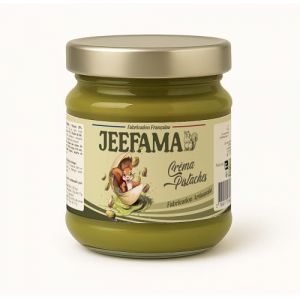 Jeefama, Pate a tartiner pistache, Creme de pistache artisanale, Fabrication française, Idéale pour patisserie façon chocolat de Dubaï, Texture onctueuse et gourmande (200gr) (EMRMark, neuf)