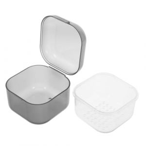 VALICLUD Boîte Plateau de trempage pour outils de manucure Plateau de nettoyage pour outils de Nail Art plateau de nettoyage de manucure plateau à outils pour nail art Plastique Noir (Cedongh, neuf)