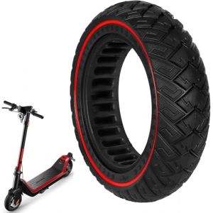 VOLOHAS 8,5 x 3 Pneu Plein pour KUKIRIN G2 Pro/Zero 9/Vsett 8/9/9+/Inokim Light 2/KUKIRIN X1, 8 1/2 x 3 Pneu Solide pour Trottinette électrique, Roues de Rechange en Caoutchouc Anti-Crevaison (Flycoo, neuf)