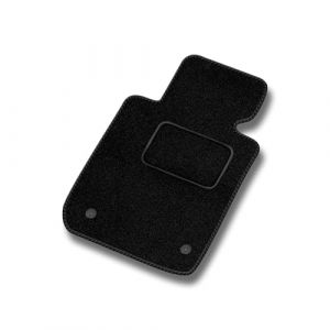 M MOTOS Velours standard Tapis conducteur 1 pièce compatible pour Nissan Micra IV 2010-2016 - Standard, Tissé, Noir Côté conducteur - Découvrez un nouveau confort de conduite avec un tapis de conducte (MOTOS EU, neuf)