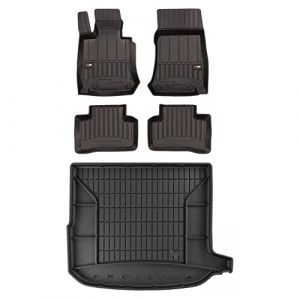 MOTOS Kit de Tapis de Sol en Caoutchouc et Tapis de Coffre pour Mercedes-Benz GLC C253 2016-2023 Am&eacute;liorez Votre Confort de Voyage avec Tapis antid&eacute;rapant Voiture 3D- Tapis de Sol Voiture Tous Temps, (MOTOS EU, neuf)