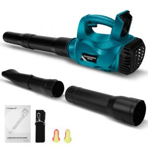 Souffleur Batterie Compatible avec Makita 18V (sans Batterie) Souffleur de Feuilles sans Fil, souffleur &eacute;lectrique Feuilles Mortes pour l'entretien de la pelouse, Le soufflage de la Neige (violalook, neuf)