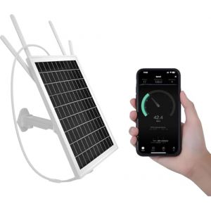 Routeur Modem 4G LTE &agrave; &eacute;nergie Solaire, routeur sans Fil ext&eacute;rieur avec Fente pour Carte SIM, Plage WiFi 50M, IP66 imperm&eacute;able &agrave; l&rsquo;Eau, Longue Endurance 24/7, Batteries 24000mAh (LASTCOW FR, neuf)