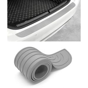Flaconi Protection Coffre Voiture,Protection Voiture,Protection Pare Choc Voiture,Protection pour Pare-Chocs Auto,Protection Seuil de Coffre Voiture(Gris,90x7cm) (shenhua auto, neuf)