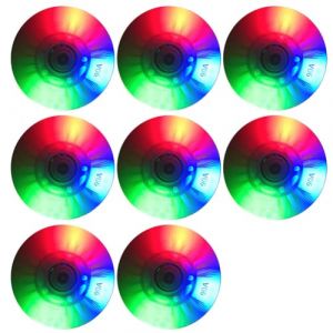 Roues Roller, Lot de 8 Roues de Roller en Ligne LED Light Up Roues de Patin Roue de Rechange 68/70/72/76/80 mm pour Enfants et Adultes Roller, Skateboard (Uposao, neuf)