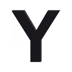 Adzif.biz Le sticker de decoration - Lettre D&eacute;corative Verre Acrylique Noir. Lettrage Adh&eacute;sif Verre Synth&eacute;tique. Lettre Autocollante pour Pr&eacute;nom, D&eacute;coration Mariage, Enseigne (Forum France, neuf)