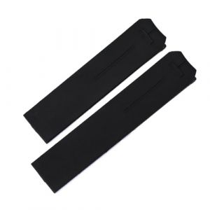 VFEBTSD Bracelet en caoutchouc et silicone compatible avec Tissot 1853 Tengzhi T-Touch Original T013, bracelet de montre T047T081T33, 20 mm 21(Black no clasp,20mm) (Connell Commercio, neuf)