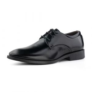 Hitmars Chaussures Hommes Oxfords Derby Chaussure Ville Brogues Chaussure Homme Cuir Mariage Chaussures Dressing Lacets Business Noir 42 EU (Free Mobile OU, neuf)
