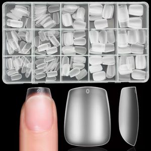 XIAOHEBAN Capsule Americaine Ongle Extra Court Ballerine - 15 Tailles Faux Ongles XS, Doux Préformé Capsule Ongle en Gel X Pose Americaine Ongle, pour les Studios de Manucure&Home Nail Art- 300 Pièces (EU BB Store, neuf)