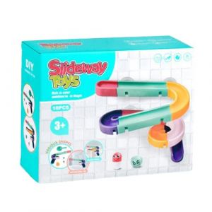 Jouet de glissi&egrave;re de Baignoire - Jouet de Douche interactif avec Aspiration | Creative Water Track Bath Toy for Kids, Educational Bathtub Playset pour gar&ccedil;ons et Filles, Toboggan en Cascade Amusante (lixinkai, neuf)