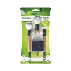 EcoTools Love Your Skin Lot de pinceaux de maquillage infusés à la vitamine E (Beauté Be, neuf)