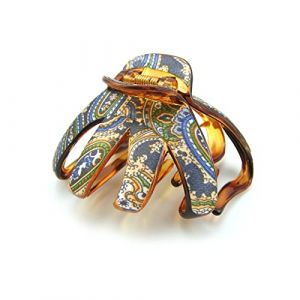 Meilliwish Noble Belle Grosse Grande Elegant Temperament Les femmes Titulaire de queue de cheval Pince &agrave; cheveux(D104)(Blue) (Meilliwish, neuf)