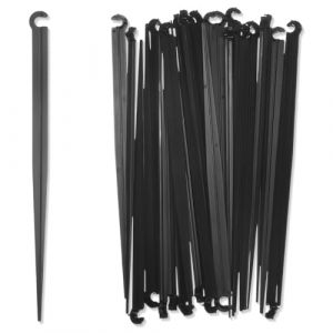 KUMSODE 100 Pièces Piquets de Support de Tuyau D'irrigation, D'irrigation D'égouttement Support, Irriging Drip Support Stakes, pour Tube d'égouttement 4/7mm, pour Potagers, Jardins, Parterres (GuangZhouZiYueXianShangMaoYouXianGongSi, neuf)
