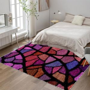 Tehocwiz Kits de Crochet de Loquet Point de Croix Kit Tapis Point Nou&eacute; &agrave; Faire Cr&eacute;Ation de Tapis et Canvas Kit 40x70 cm Latch Hook Kit de Tapisserie pour Adultes, D&eacute;butants (Tehocwiz, neuf)