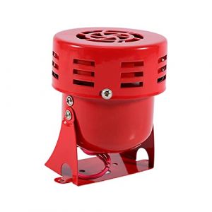 Generic Sir&egrave;ne de A&eacute;rien &agrave; Moteur &eacute;lectrique 12 V, Alarme Forte 50 S pour le Sauvetage de S&eacute;curit&eacute;, M&eacute;tal Rouge 110 DB, Adapt&eacute;e pour une Sc&egrave;ne Ultra Compacte et Applicable : Garde de S&eacute;curit&eacute;. (Shurona, neuf)