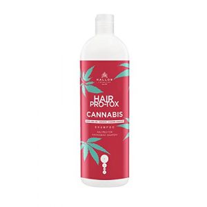 Kallos Kjmn Hair Pro-Tox Cannabis Szampon Do Włosów Z Olejem Z Nasion Konopi 1000 ml (T3S Shop, neuf)