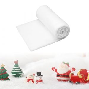ARYIMYDP Couverture de Neige de No&euml;l, Fausse Neige Rouleau, Artificielle et Tapis, D&eacute;corative pour Arbres, Id&eacute;al pour D&eacute;corations Pendant les F&ecirc;tes, Expositions Hivernales, F&ecirc;te (40 x 150 cm) (UIRYFAZHANYOUXIANBAODAN, neuf)