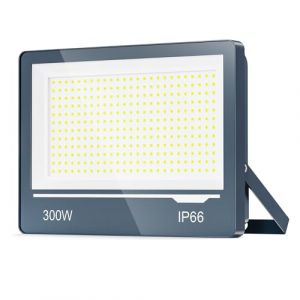 TOPAUBUB Spot LED Ext&eacute;rieur 300W Blanc Froid - 30000LM 6500K IP66 Projecteur LED Ext&eacute;rieur Etanche Lampe Phare Halogene Exterieur Jardin Terrasse(1 Pi&egrave;ce) (XinWangXing, neuf)
