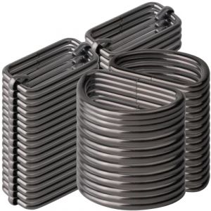 GUBOCA 80 PCS Anneau en D et Boucle Coulissante Plate en M&eacute;tal,Boucle Sac,Anneau Sac a Main,pour Sacs &agrave; Dos,Ceintures,Artisanat,Bricolage (Noir, 25mm) (GUBOCA, neuf)