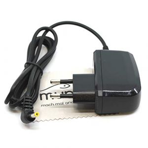 Chargeur Compatible avec Sony PSP-1000, PSP-1004, PSP-3000, PSP-3004, PSP-2000, PSP-2004, PSP-E1000, PSP-E1004 Playstation Portable PSP avec mungoo Chiffon de Nettoyage d'écran (mobilschleuder, neuf)