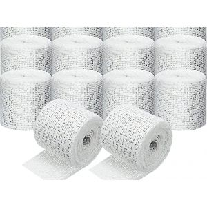 10x Bande de pl&acirc;tre Bandes pl&acirc;tr&eacute;es en Tissu Mat&eacute;riel Moulage d&eacute;coration Sculpture Aussi pour Le Corps (5 x 300 cm) (longfang, neuf)