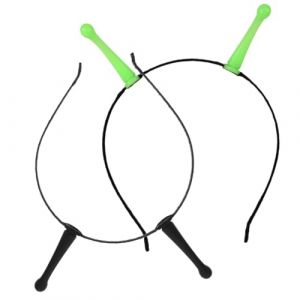 Beavorty 2pi&egrave;ces Serre-t&ecirc;te Extra-terrestre Pour Halloween Bandeau Avec Antennes Accessoire De D&eacute;guisement Mignon Pour Femme Cosplay Et F&ecirc;tes &agrave; Th&egrave;me (T Innovation&middot;HX, neuf)