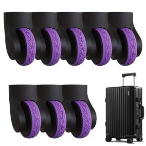 Couvre-roue de valise, protection de roue de bagage | Couvre-roue de bagage &agrave; main en silicone de 8 pi&egrave;ces | de voyage, housse de protection en silicone pour roue pivotante pour Bellv (kaitmain, neuf)