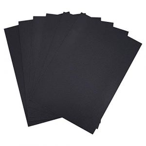 PH PandaHall 6pcs 20x30cm Fond de Sac Fond de Sac Rigide Fond de Sac à Crocheter Shaper de Base de Sac à Main Rectangulaire en Plastique, Fond de Sac pour Sac à Main Fourre-tout Bourse, Noir (PandaHall FR, neuf)