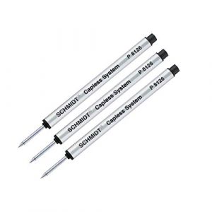 Schmidt P8126 Lot de 3 recharges pour stylo roller, Noir (Creoly, neuf)