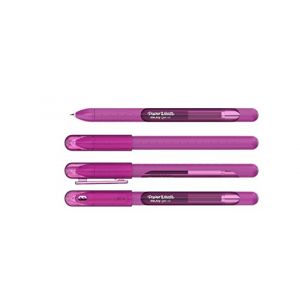 Newell Brands Lot de 4 stylos &agrave; encre gel Paper Mate InkJoy avec capuchon, pointe moyenne de 0.7mm, pointe &agrave; encre gel, assortiment de couleurs pour coloriage pour adultes (Berry) (SellerVision, neuf)
