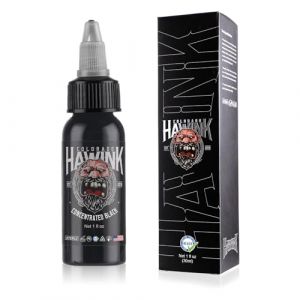 HAWINK Encre Noire Tatouage Professionnel Noire Concentrée 1 Flacon de 30ml TI203-30-002 (HAWINK, neuf)
