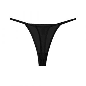 JFAN String Femme Tanga Chic String Ficelle Femme sans Couture Culotte sous-VêTements élastique et Léger, Noir M (RS BRAND, neuf)