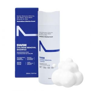 2in1 shampooing de natation, 250 ml Shampooing de natation d'élimination du chlore, formule de soins capillaires réparateurs, élimine l'odeur de piscine, sécheresse, l'hydratation, douce, non gr (xoyou, neuf)
