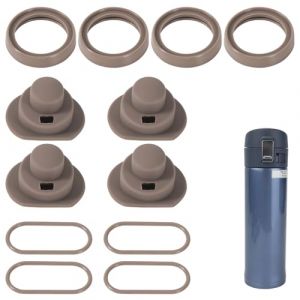 Tinoaly 12pcs Joints de Rechange pour Mug Zojirushi Acier Inoxydable, Joint d'Étanchéité en Silicone Bouchons Accessoires Pour Gourde Anti-Fuite pour 16oz 12oz Compatibles avec Série SM-K Sans BPA (iHision, neuf)