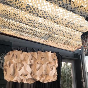 Filet de Camouflage Sable 3x7m(9.8x23ft),Filet de Ombrage Beige Militaire,Filet de Camouflage pour pergola,Protection Solaire,Filet Camouflage Photographie Animalière,Protection Jardin (QSLPLBHDLX, neuf)