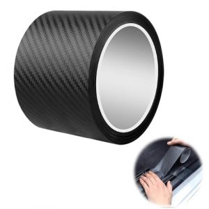 Film Adhésif en Fibre de Carbone pour Voiture, 5cm*3m Autocollant de Protection de Bord de Porte, Résistant aux Rayures, Imperméable, Facile à Utiliser, Convient à la Plupart des Voitures (WeiLingYuanHui, neuf)