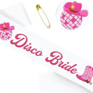 Uqezagpa Écharpe de mariée pour enterrement de vie de jeune fille, décoration de fête prénuptiale, écharpe photo de future mariée (ZKWLXS, neuf)