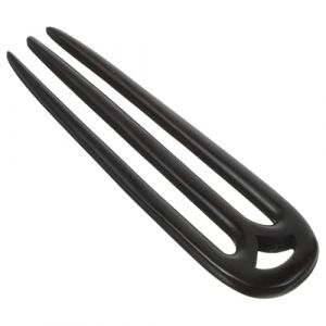 Hemobllo Baguettes &agrave; Cheveux en Bois Fourchette Trois Dents, &Eacute;pingle R&eacute;tro pour Coiffure Vintage, Accessoires Cheveux Femme pour Occasions Sp&eacute;ciales (Leopolerd, neuf)